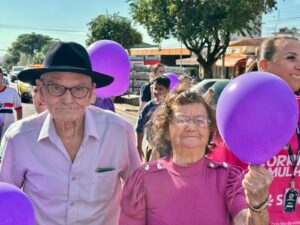 Junho Violeta: Caminhada de Ubiratã dá voz à luta pelo respeito aos idosos