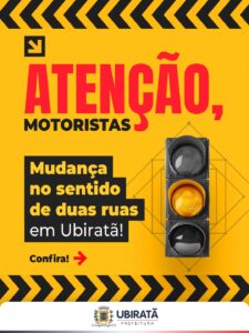 Atenção, motoristas: mudanças no trânsito em Ubiratã